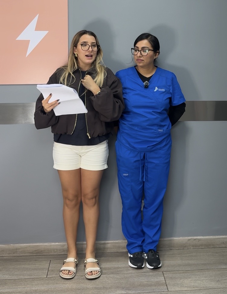 Luisa con clienta