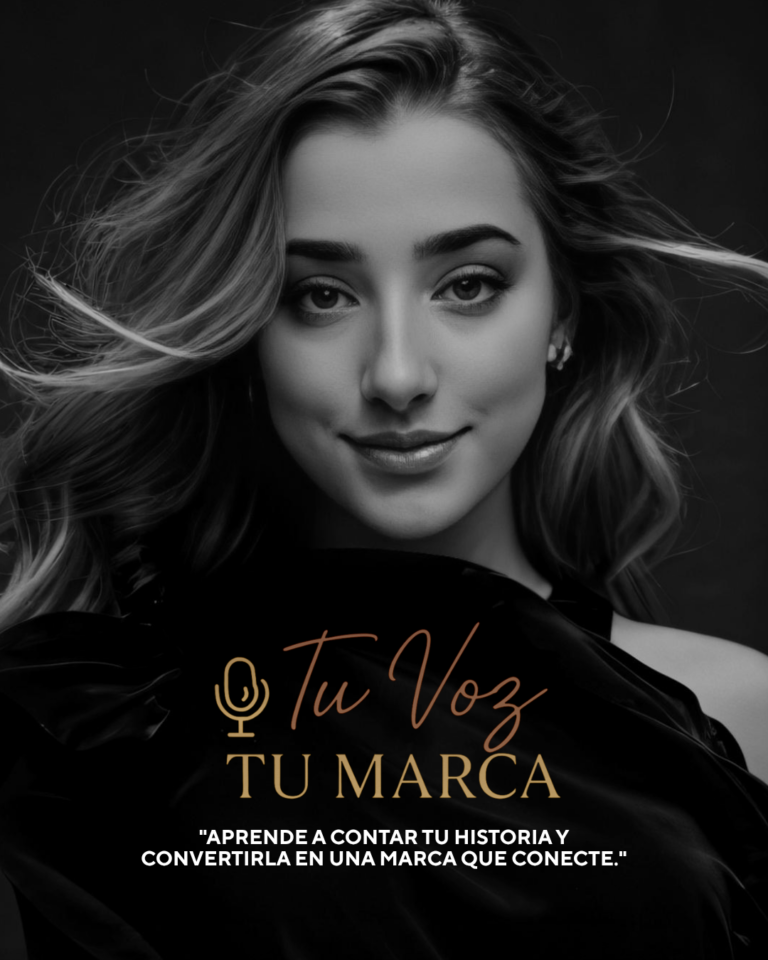 Tu voz tu marca post de instagram interacción redes sociales elegante beige .zip 1